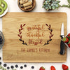 Cutting Board "Grateful, Thankful, Blessed"