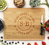 Personalized White Oak Wedding Cutting Board, Custom Cutting Board