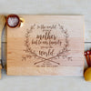 Personalized Wooden Cutting Board For Mother's Day