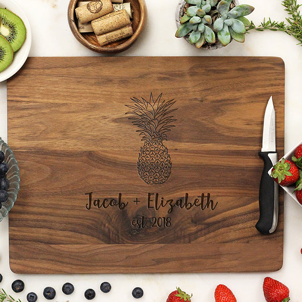 Personalized Walnut Cutting Board, Custom Engraved Cutting Board, Custom Cutting Board