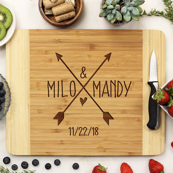 bamboo cutting board, custom engraved cutting board, personalized cutting board