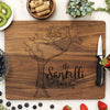 Custom Tree Cutting Board, Custom Engraved Cutting Board with Tree, Personalized Cutting Board "Santelli Family"