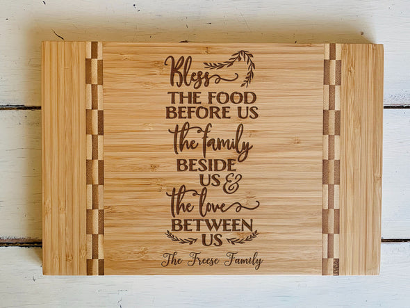 Custom Farmhouse Cutting Board "The Freese Family"