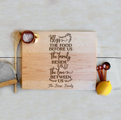 Custom Farmhouse Cutting Board "The Freese Family"