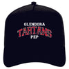 Glendora Tartans Pep Script or Block Font Hat