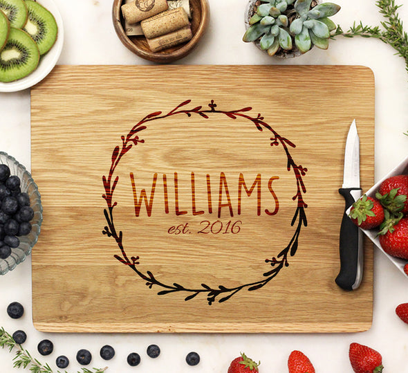 Cutting Board "Williams Wreath"