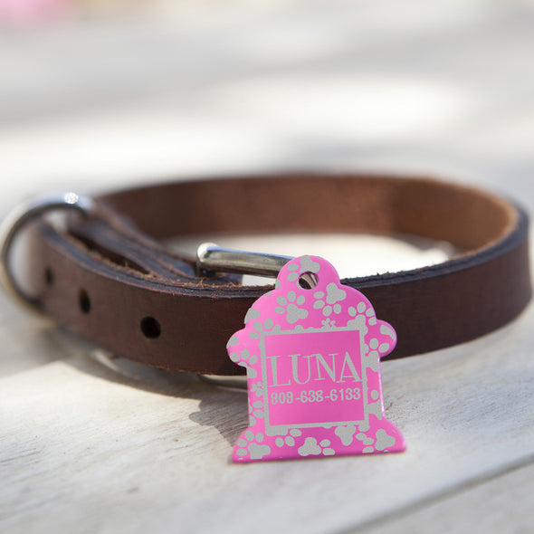 Fire Hydrant Dog Tag - "Paw Print"