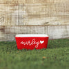 Dog Bowl - "Marley Heart"