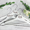 Personalized Wedding Hangers - Bride, Maid Of Honor, Bridesmaid