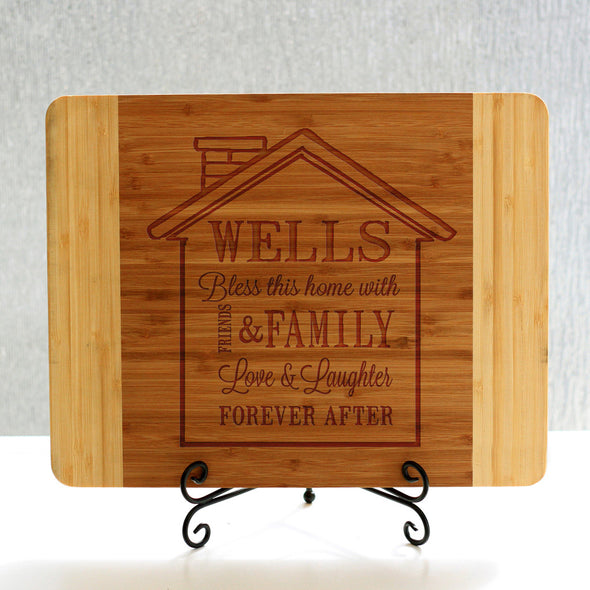 "Wells House Design" Cutting Board & Stand