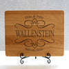 "Wallenstein Filigree Design" Cutting Board & Stand