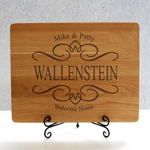 "Wallenstein Filigree Design" Cutting Board & Stand