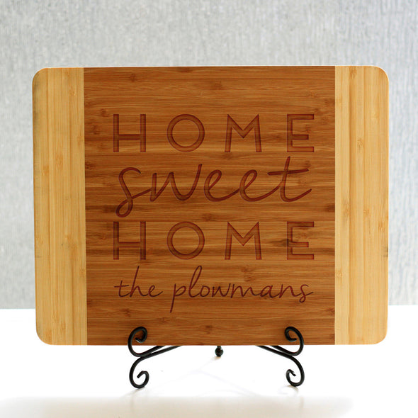 "Home Plowmans" Cutting Board & Stand