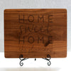 "Home Plowmans" Cutting Board & Stand