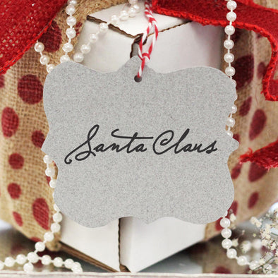 Gift Tag Stamp "'Santa's Signature