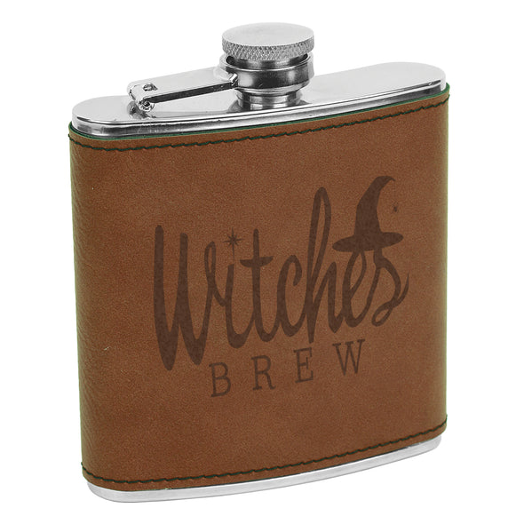 Witches Brew Flask, Halloween Flask, Funny Halloween Flask, Silly Halloween Flask