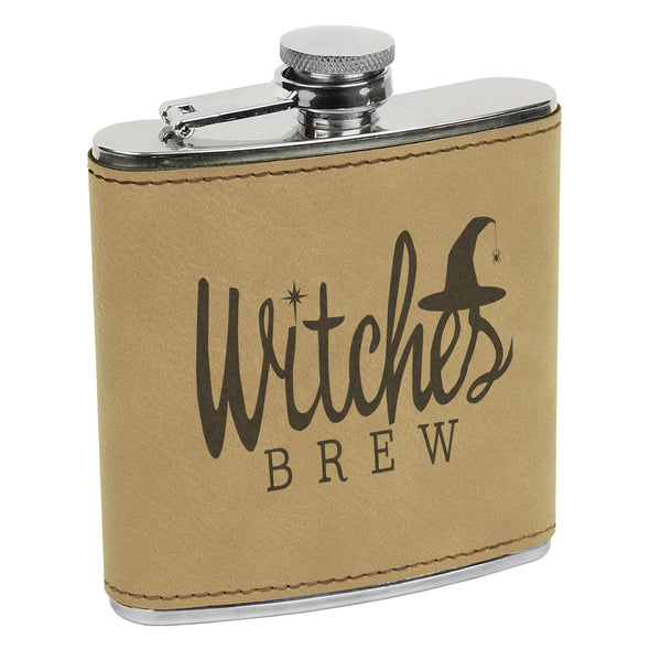 Witches Brew Flask, Halloween Flask, Funny Halloween Flask, Silly Halloween Flask