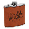 Witches Brew Flask, Halloween Flask, Funny Halloween Flask, Silly Halloween Flask