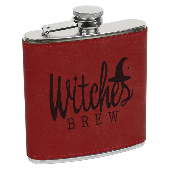 Witches Brew Flask, Halloween Flask, Funny Halloween Flask, Silly Halloween Flask