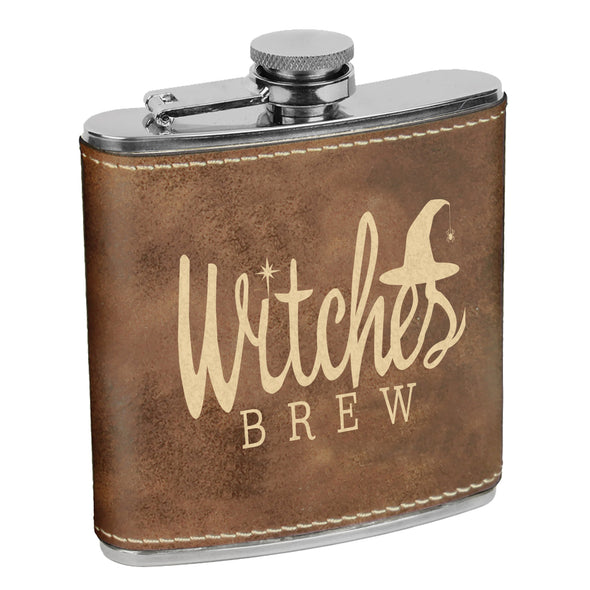 Witches Brew Flask, Halloween Flask, Funny Halloween Flask, Silly Halloween Flask