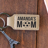 Personalized Engraved Genuine Leather Key Chain