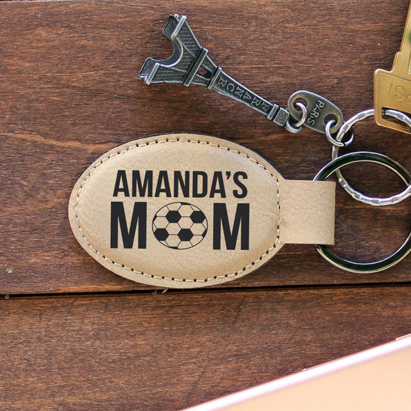 Personalized Engraved Genuine Leather Key Chain