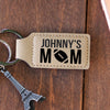 Personalized Engraved Key Chain - "Johnny's Mom"