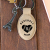 Personalized Engraved Genuine Leather Key Chain