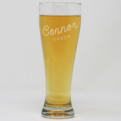 Pilsner Pint Glass - Groom