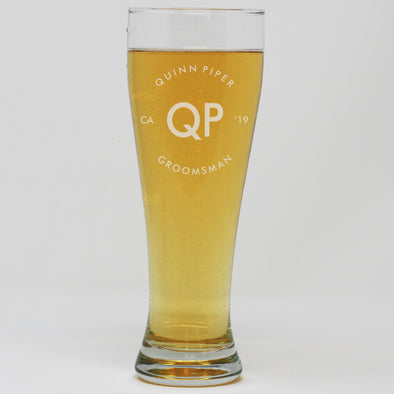 Pilsner Pint Glass - Groomsman