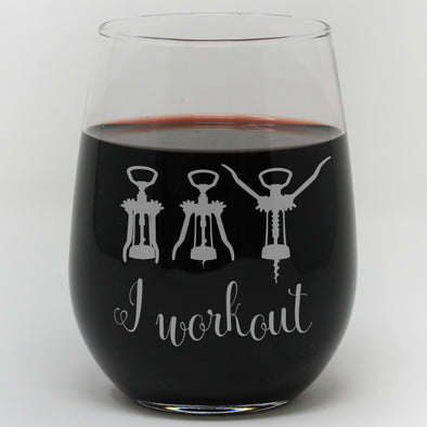 I workout wine glass