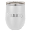 Custom Wine Tumbler with Cute Font, Personalized Wine Tumbler, Custom Wine Tumbler