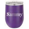 Custom Wine Tumbler with Cute Font, Personalized Wine Tumbler, Custom Wine Tumbler