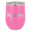 Custom Wine Tumbler with Cute Font, Personalized Wine Tumbler, Custom Wine Tumbler