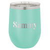 Custom Wine Tumbler with Cute Font, Personalized Wine Tumbler, Custom Wine Tumbler