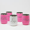 Personalized Wine Tumbler Set