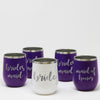 Personalized Wine Tumbler Wedding Set