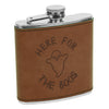 Here for the Boos Flask, Halloween Flask, Funny Halloween Flask, Silly Halloween Flask