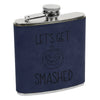 Let's get Smashed Flask, Halloween Flask, Funny Halloween Flask, Silly Halloween Flask