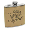 Resting Witch Face Flask, Halloween Flask, Funny Halloween Flask, Silly Halloween Flask