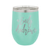 Personalized Wine Tumbler, Insulated Wine Tumbler "Emily Andrews"