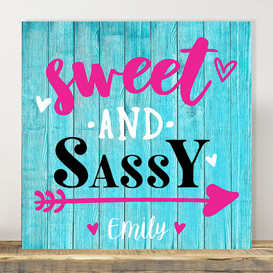 Wall Door Sign, Kid's Room Sign, Custom Wall Sign, "Emily"