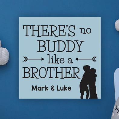 Brother's Wall Door Sign, Kid's Room Sign, Custom Wall Sign, "Mark & Luke"