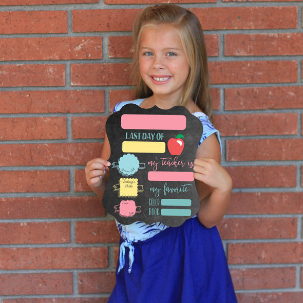 First Day of School Whiteboard Sign