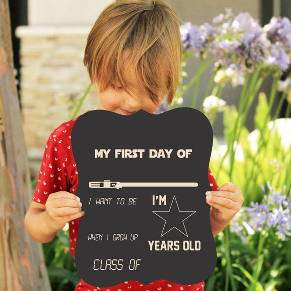 Personalized First Day Of School and Last Day of School Chalkboard Signs