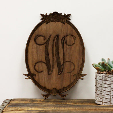 Fancy Monogram Wall Sign