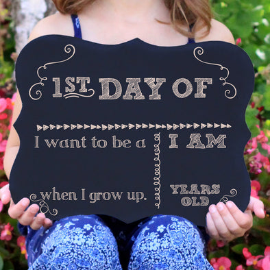 Personalized First Day Of School and Last Day of School Chalkboard Signs