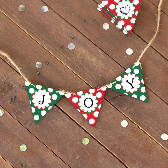 Christmas Whiteboard Pennant Bunting Flag Banner