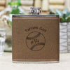 Personalized Flask - "Tartans Girl" Baseball