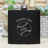 Personalized Flask - "Tartans Girl" Baseball